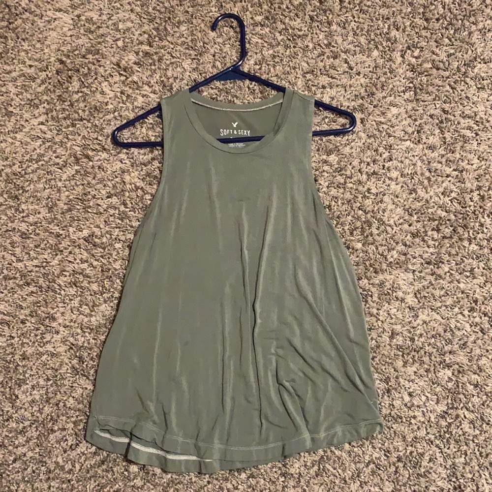 Olive tank top